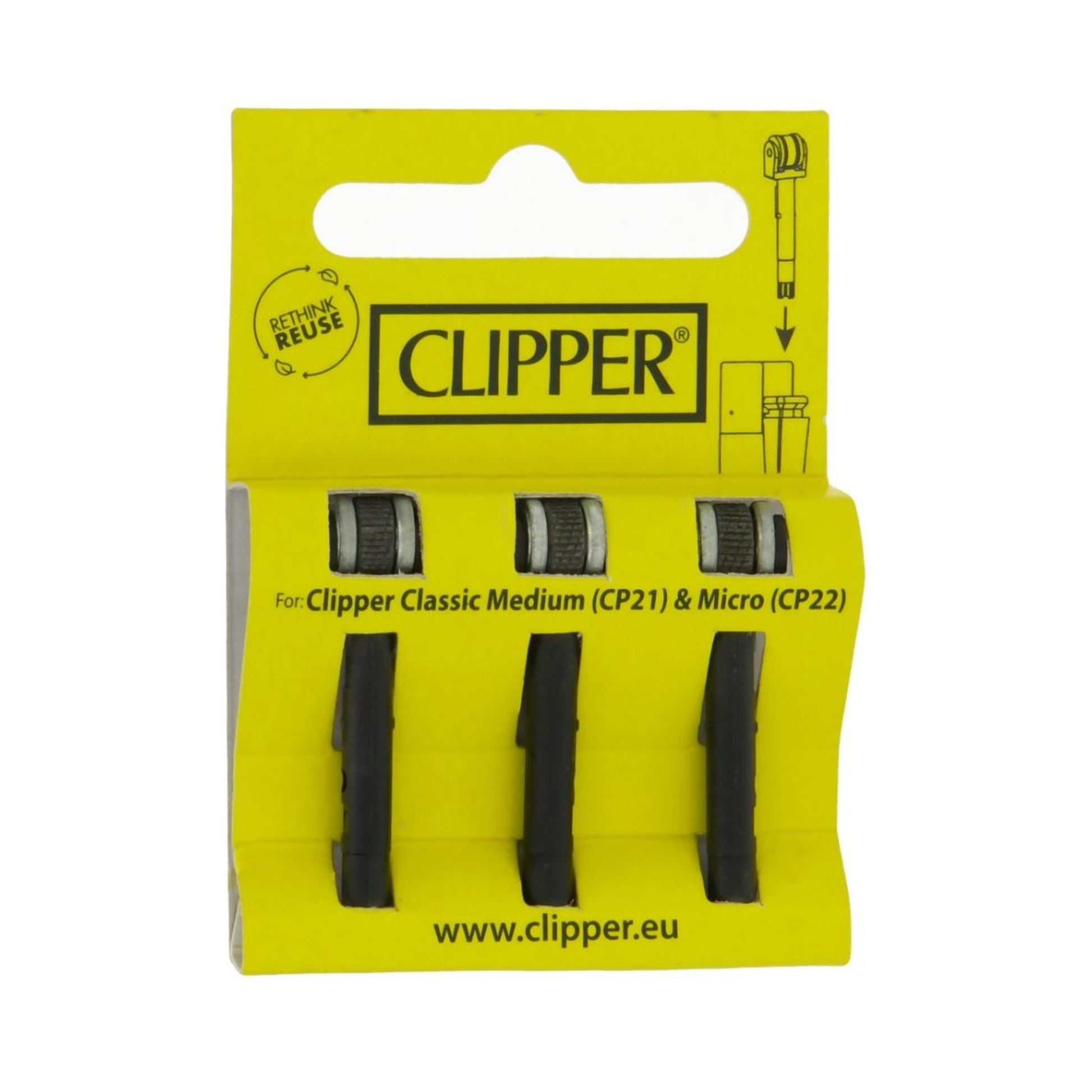Molette et pierre d'allumage - Micro Clipper