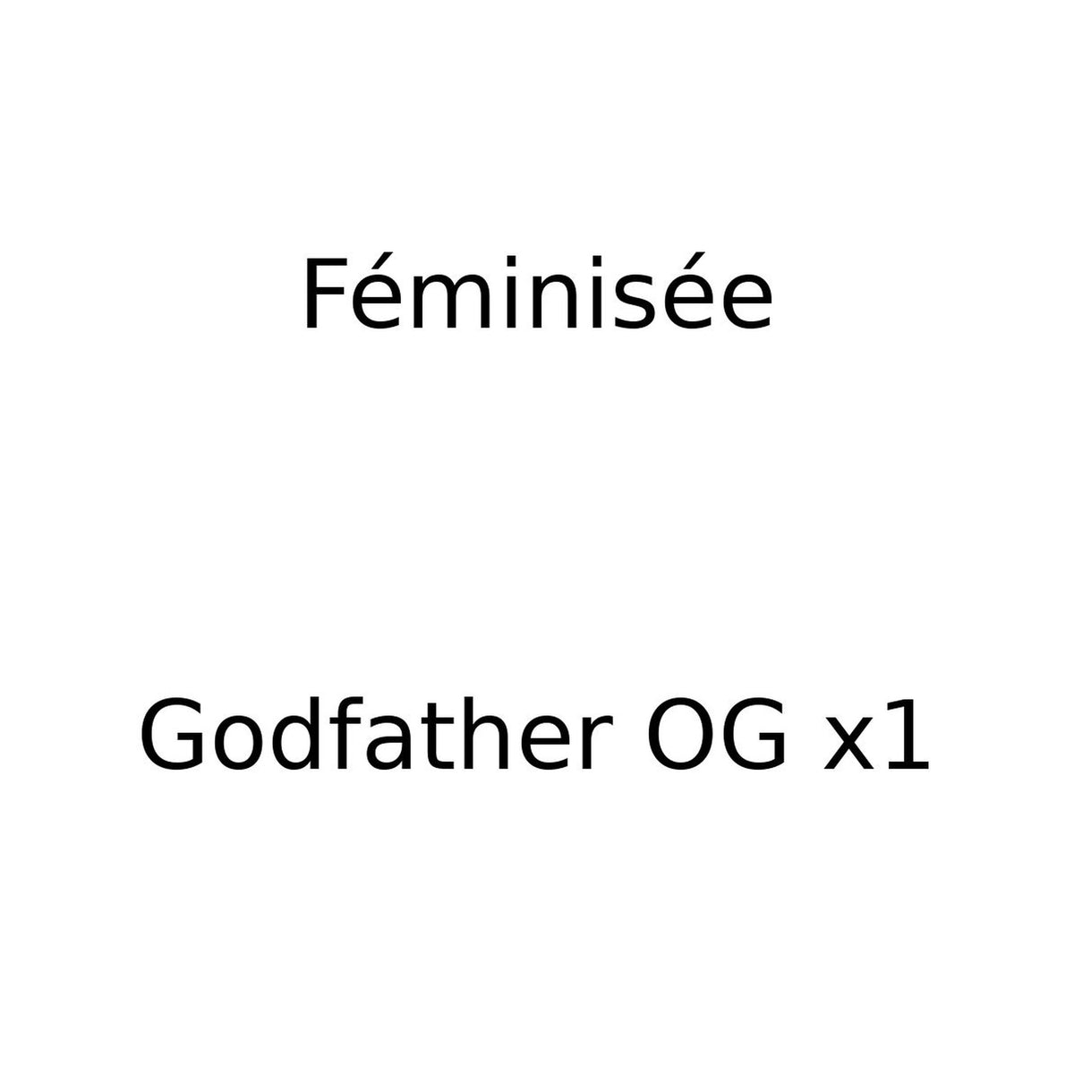 Godfather OG x1 Moust'hash Seeds — Féminisées