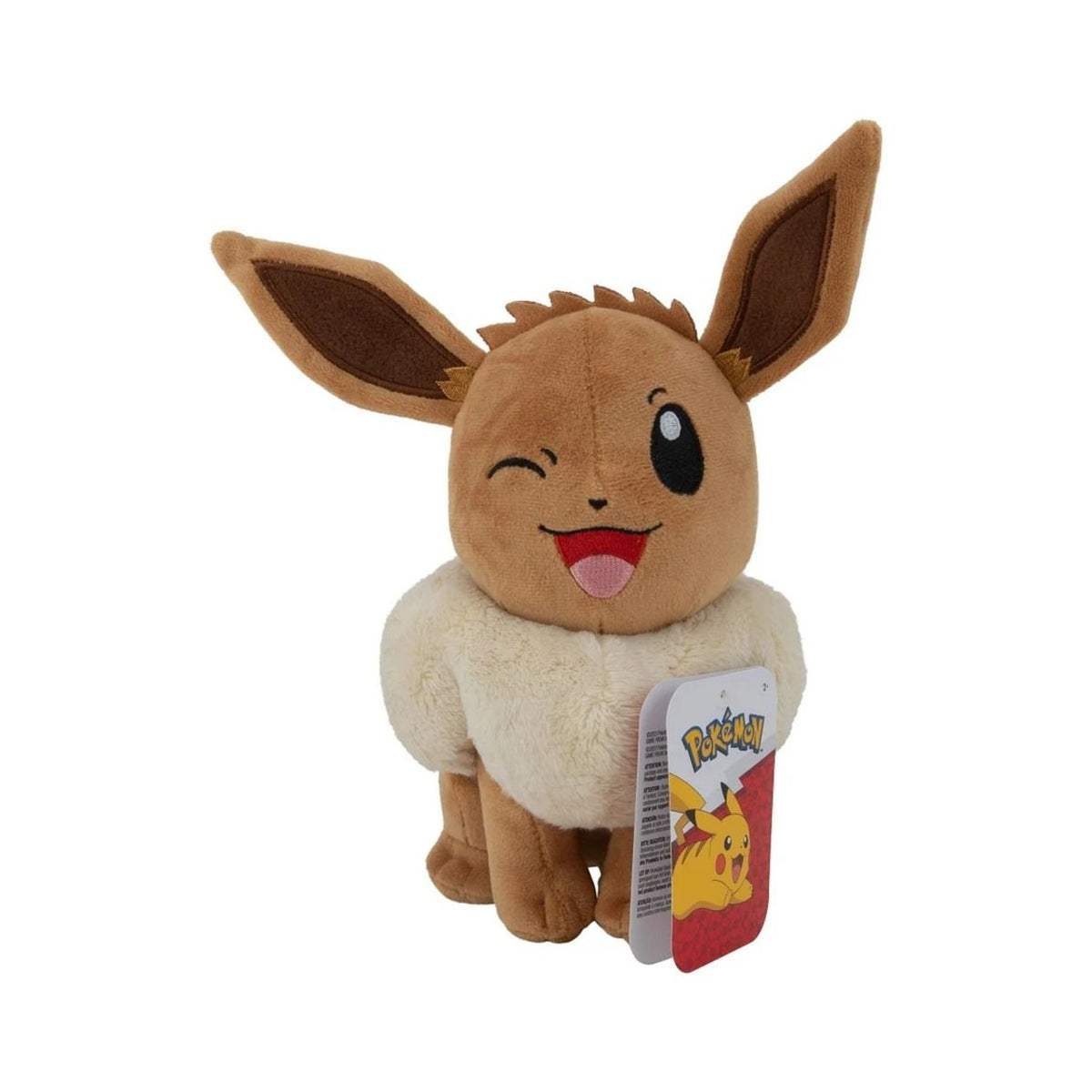 Peluche Évoli Pokémon 20cm, accessoire de collection officiel Pokémon