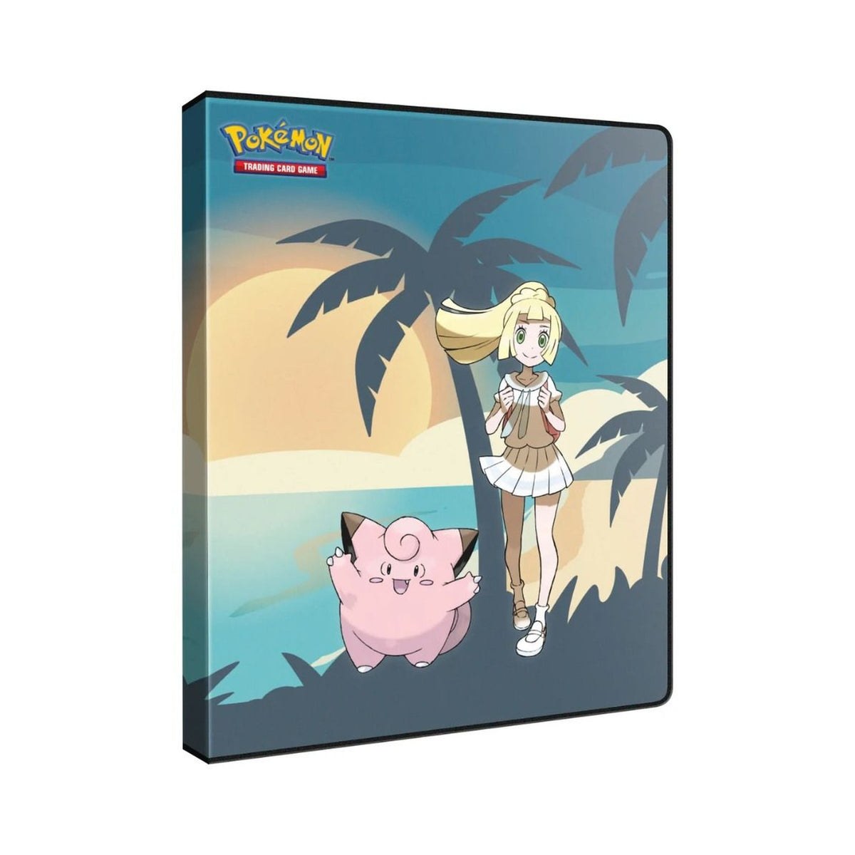Portfolio Ultra Pro Pokémon Lillie et Mélofée avec 9 pochettes transparentes pour protéger vos cartes à collectionner