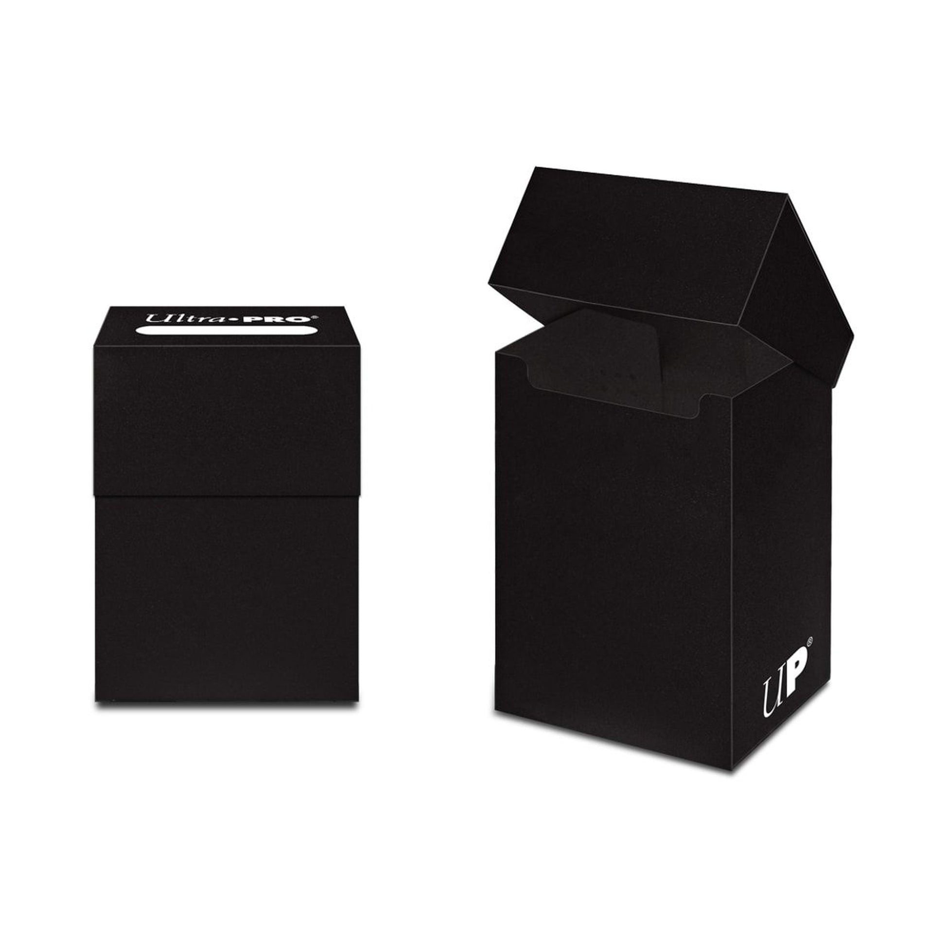 Boîte de Deck PRO 80+ Noire Ultra Pro - Rangement professionnel pour cartes à collectionner