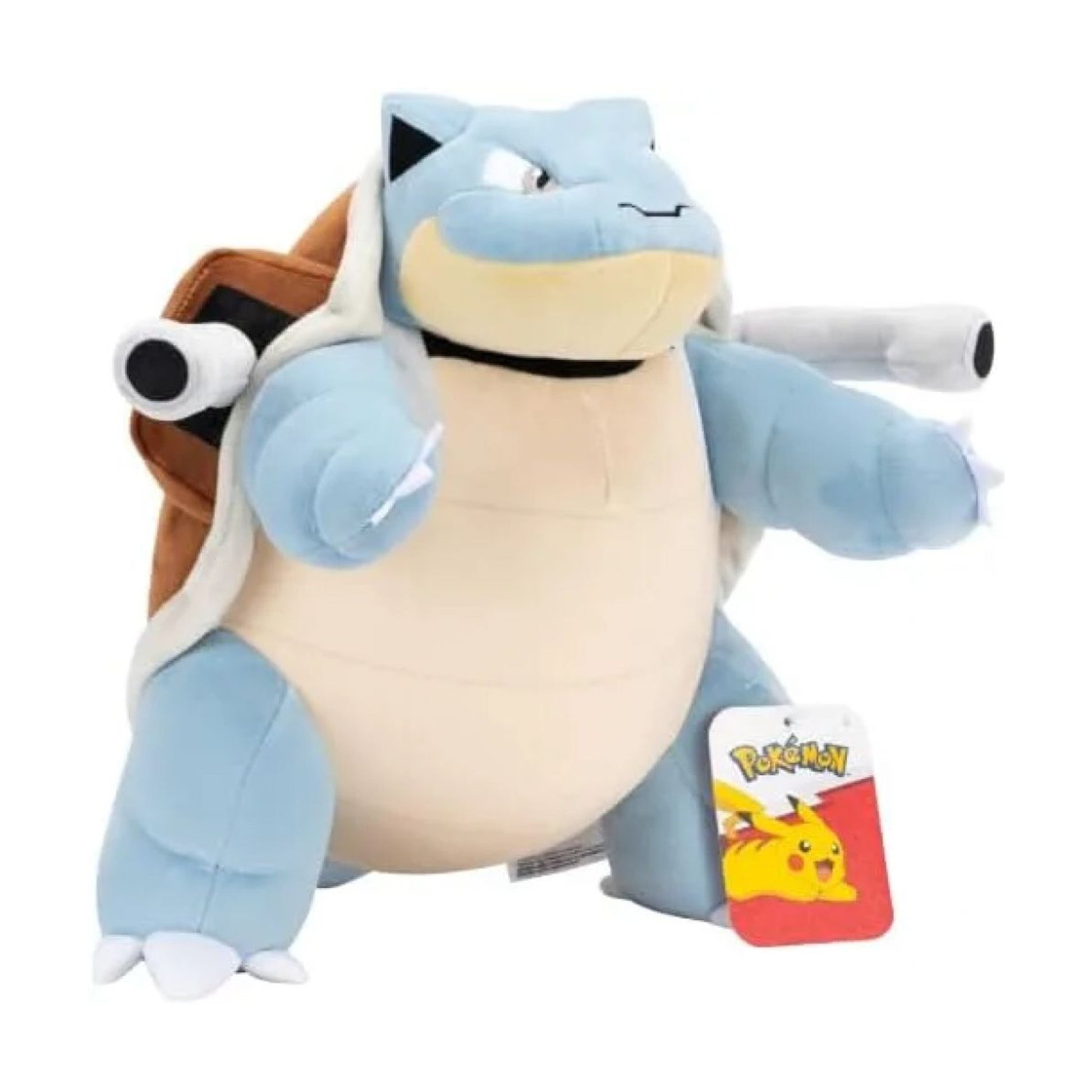 Peluche Tortank 30cm Pokémon finale évolution starter Kanto bleue