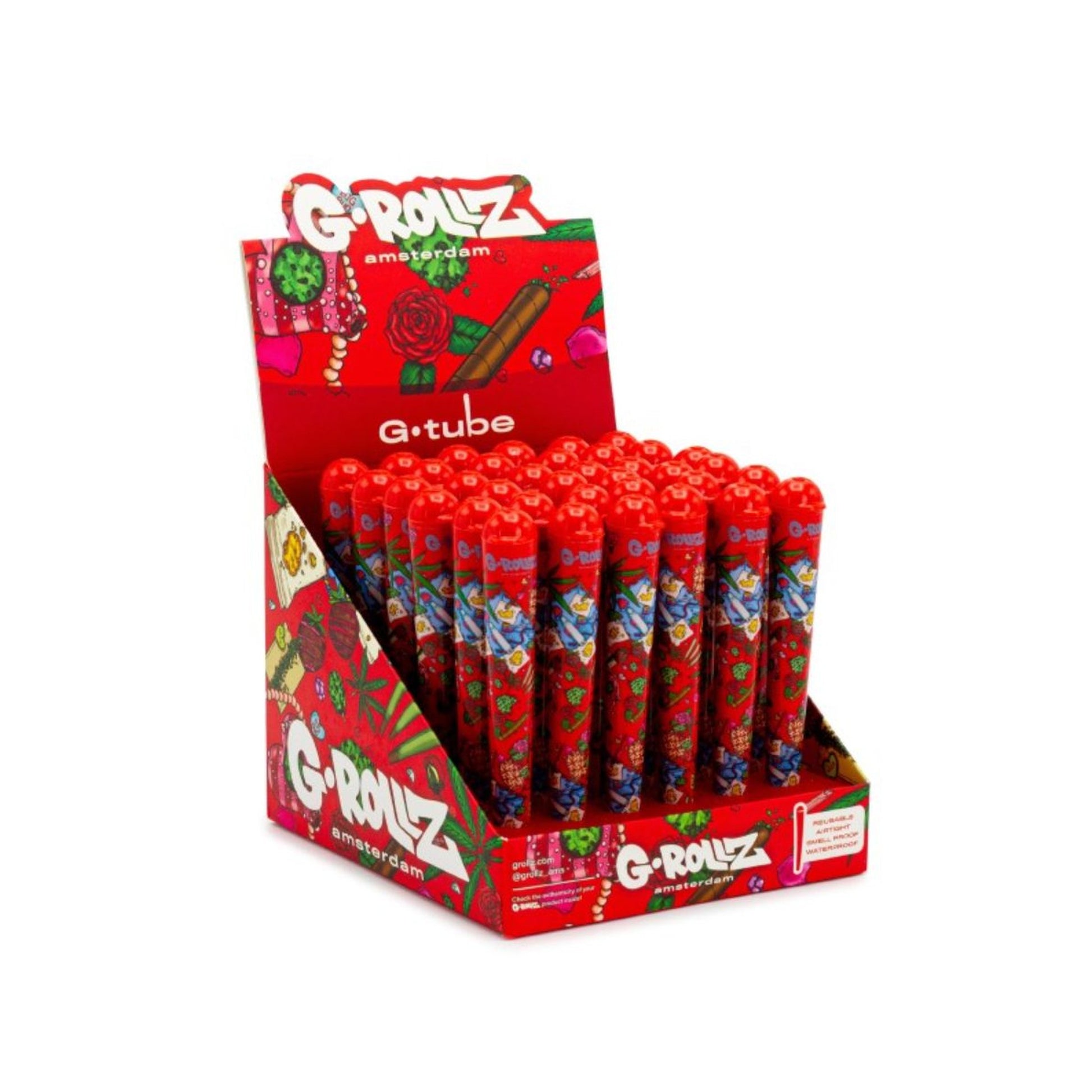 Saverette G-Rollz 125 mm - Red G-Rollz — Tubes