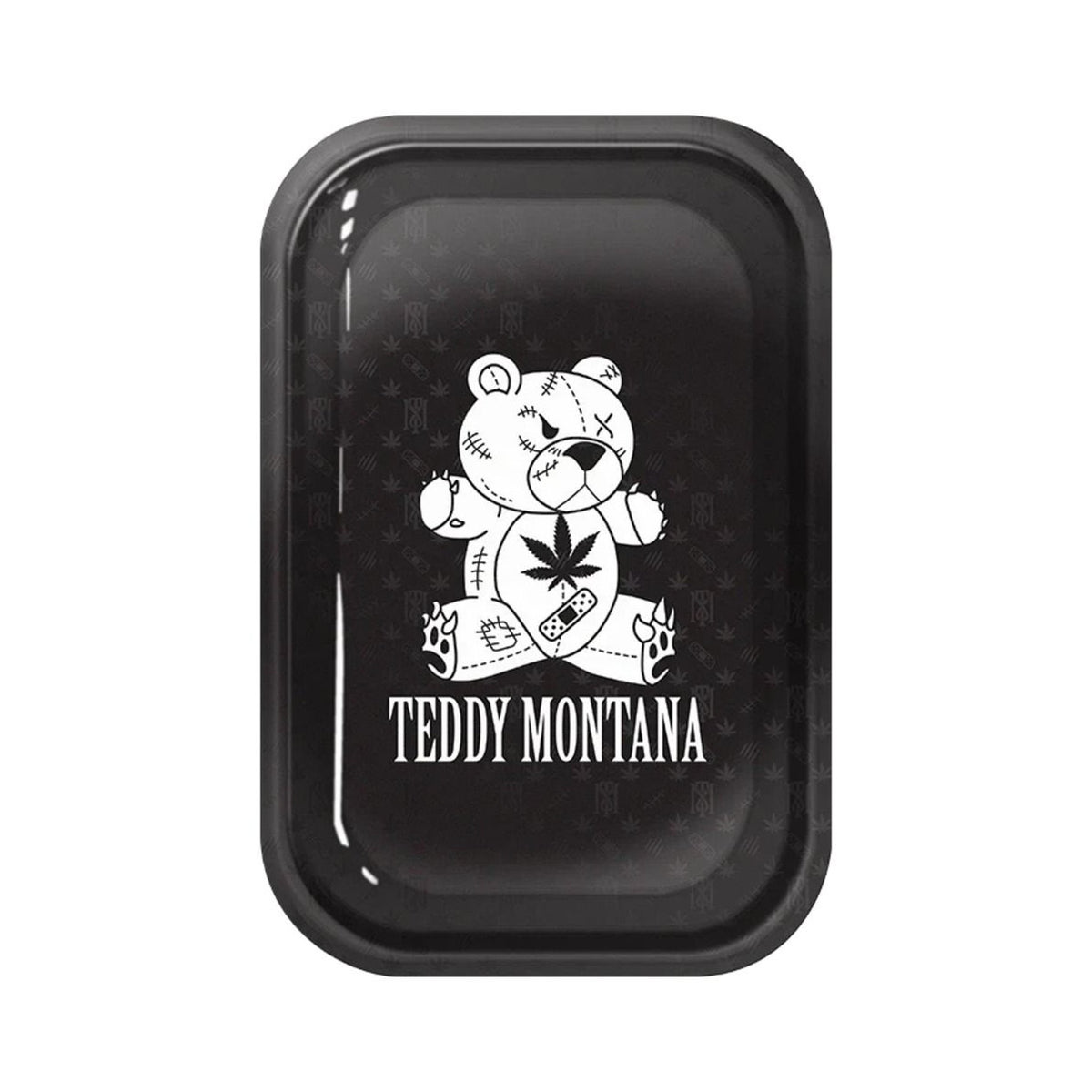 Grand plateau en métal Teddy Montana OG pour rouler, vue de face sur fond neutre