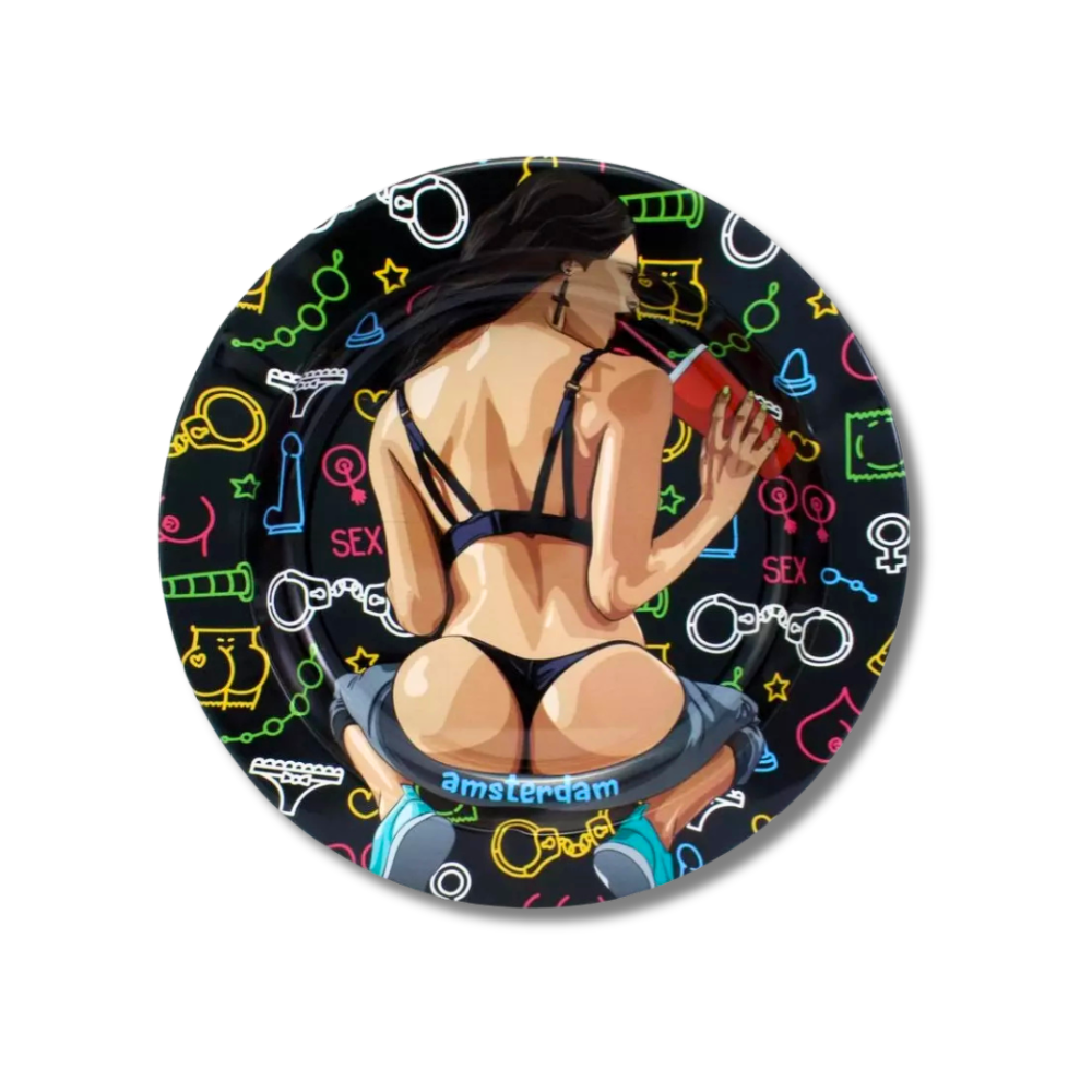 Cendrier en métal - Sexy Woman