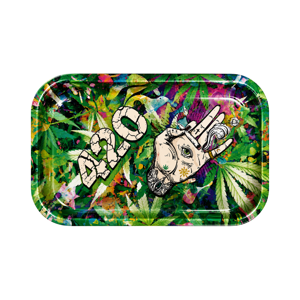 Grand plateau en métal - Main 420