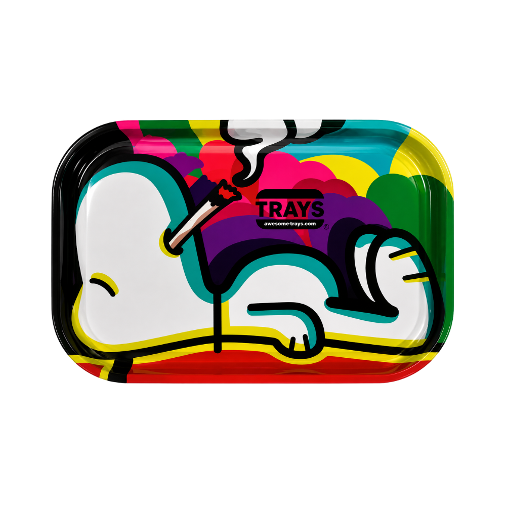 Petit plateau en métal Snoopy - Trays | hashtag-cbd