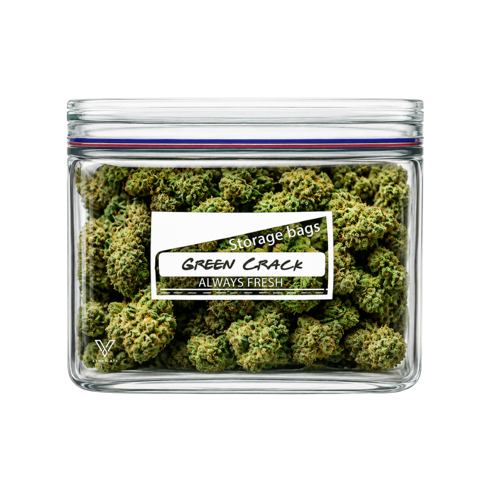 Petit plateau en verre - Green Crack