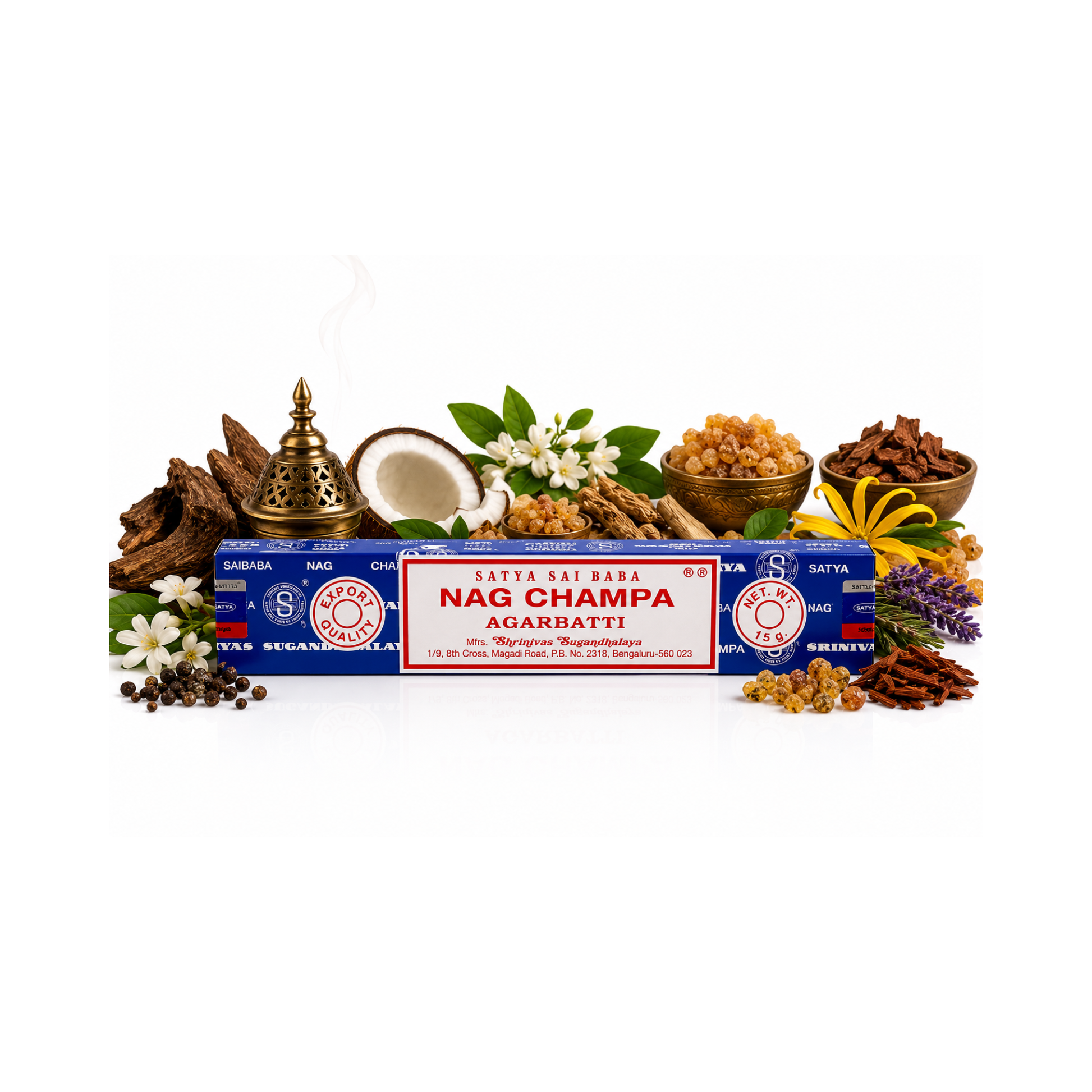 Encens Nag Champa Bleu 15 g