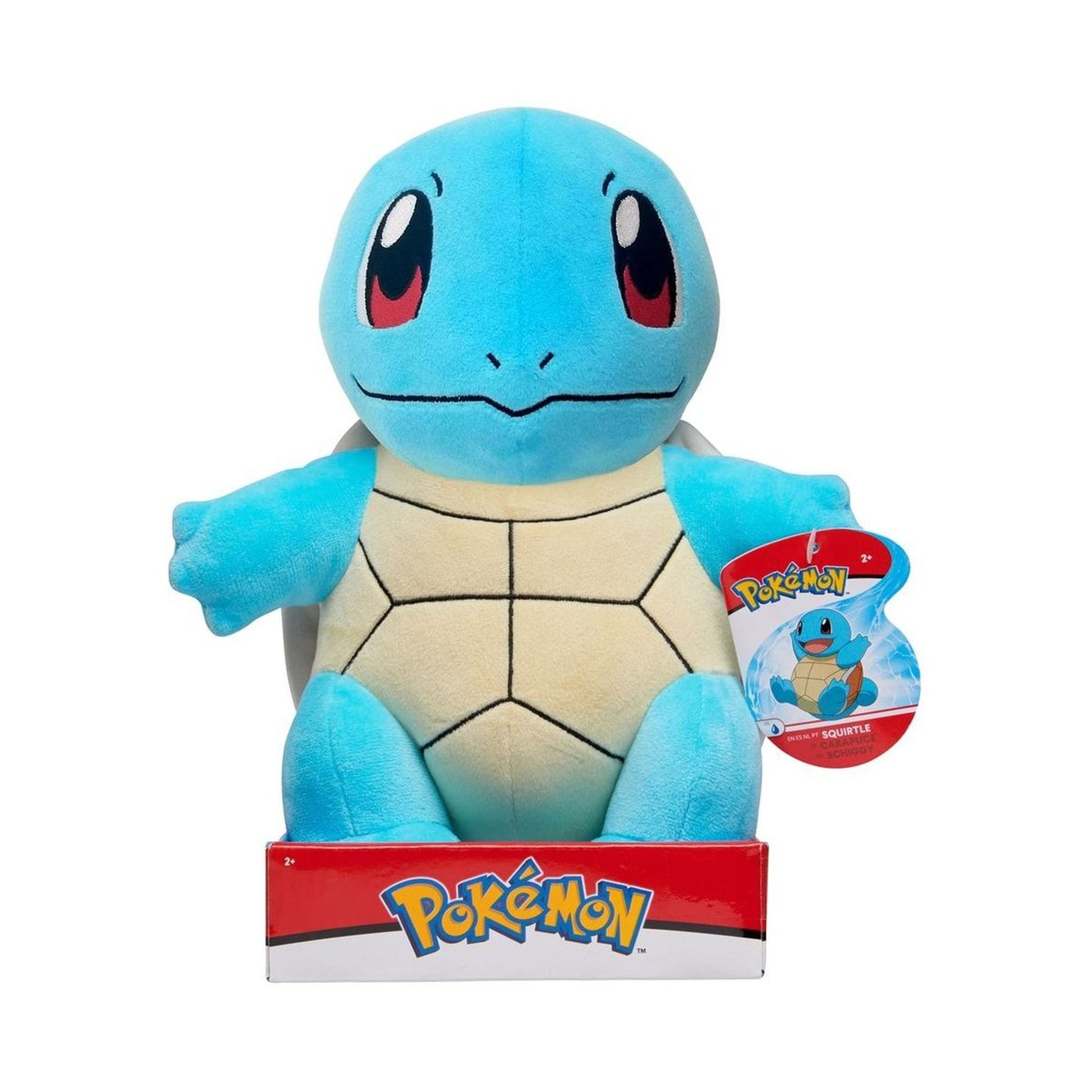 Peluche Carapuce Pokémon 30cm, figurine collector douce et officielle