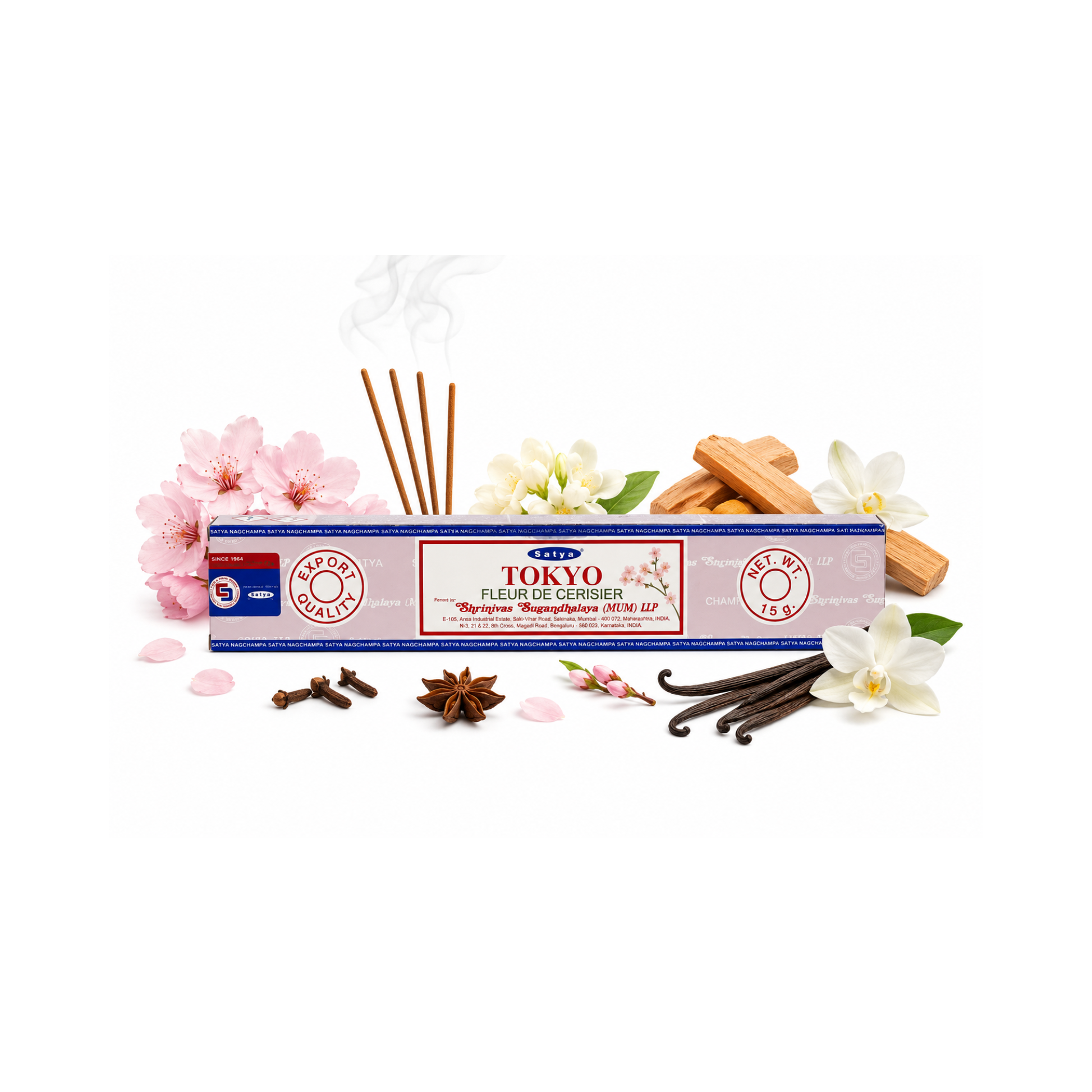 Encens Satya - Tokyo Fleur de Cerisier 15g