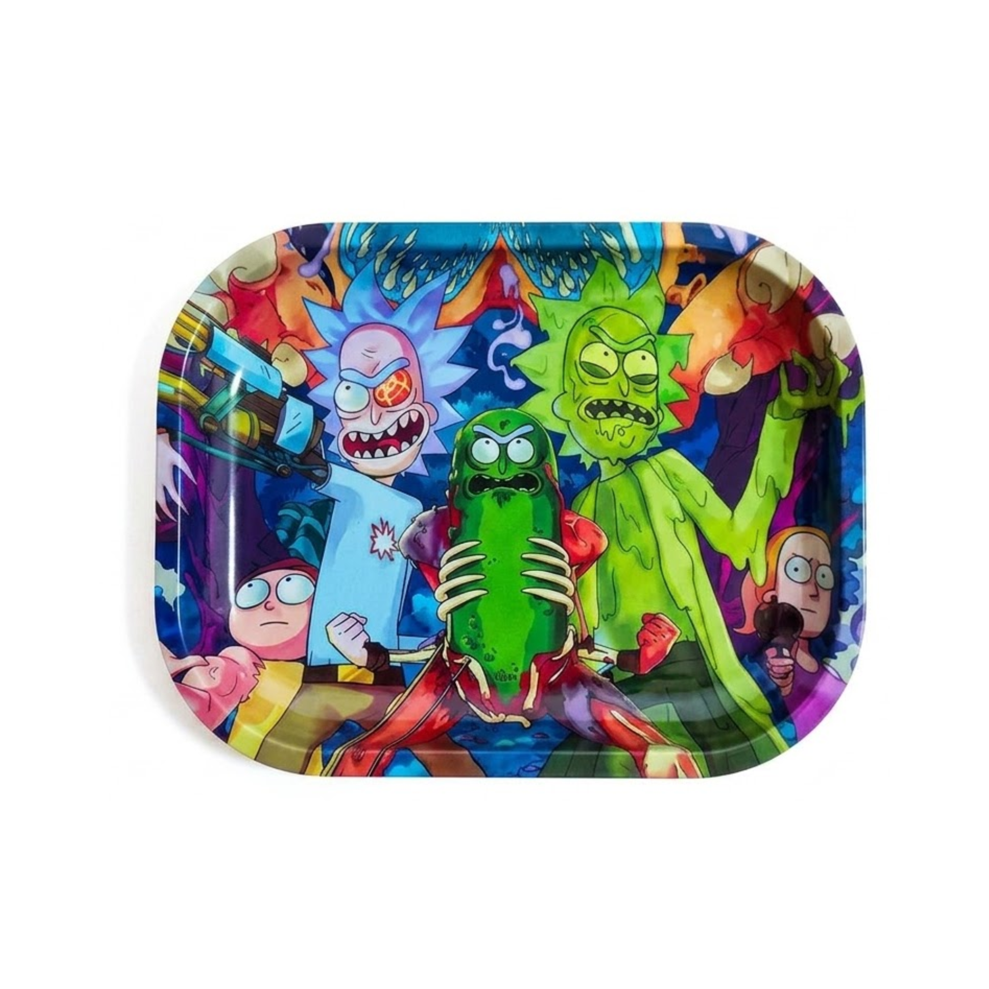 Petit plateau en métal - Ricky Alien (18x14)