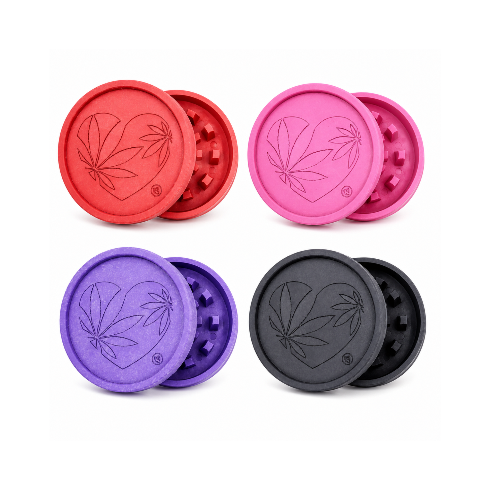Grinder en chanvre - Hemp 420 Heart - 55 mm