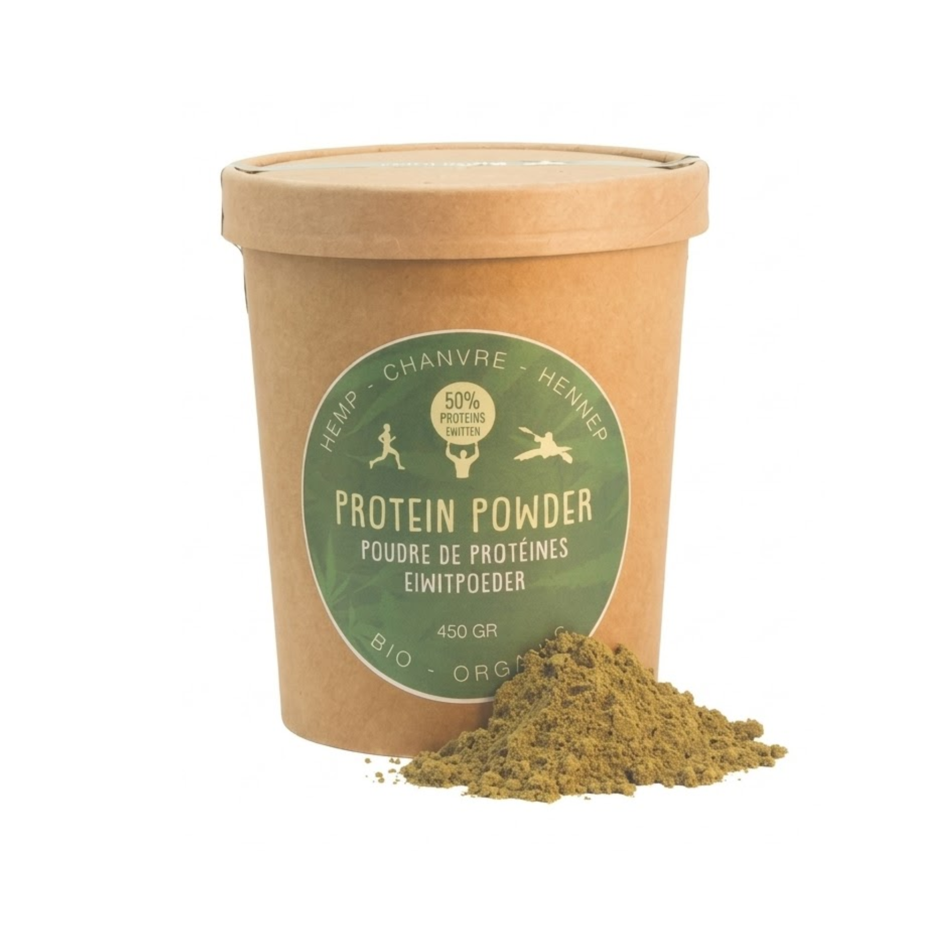 Poudre de protéine de chanvre biologique 450g