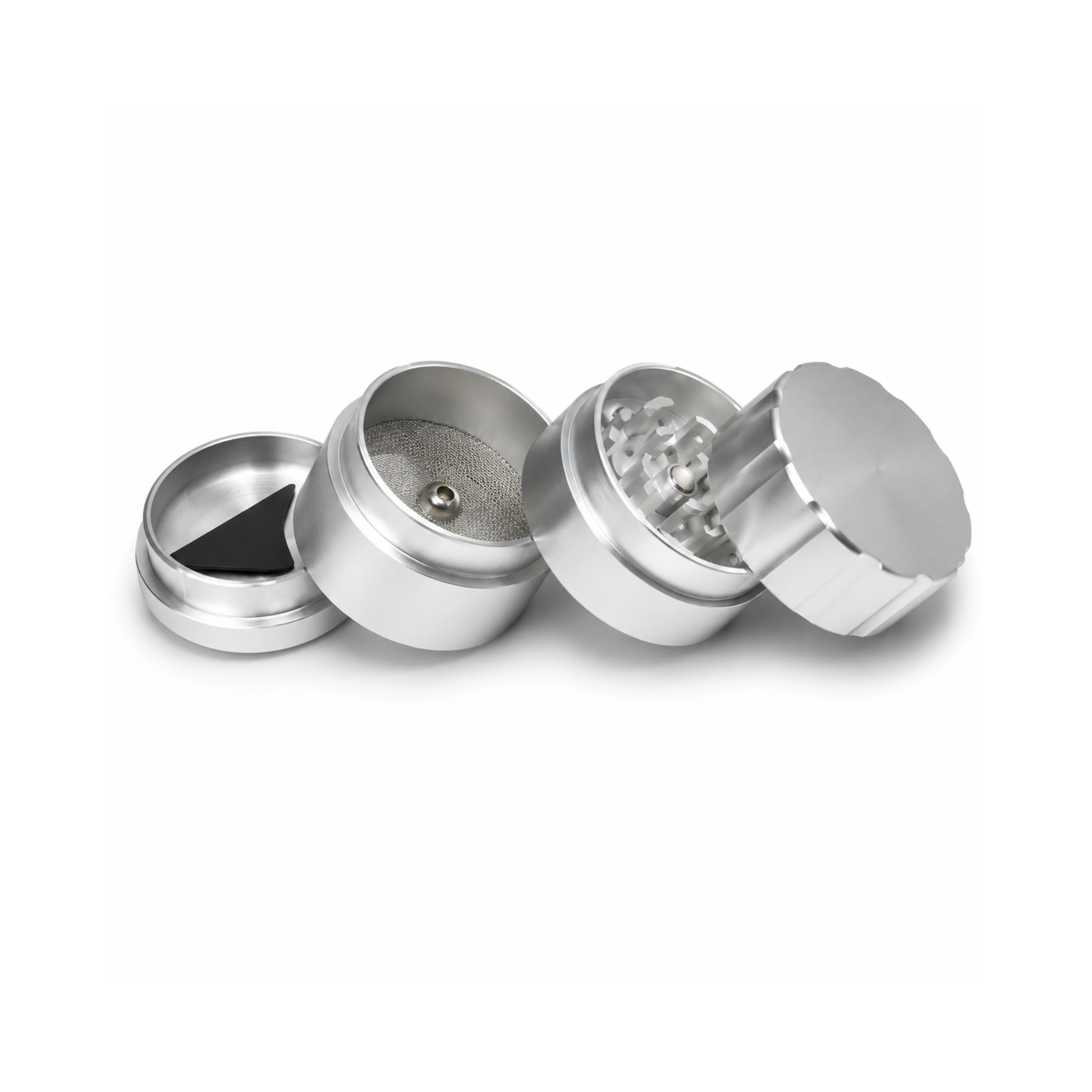 Grinder en aluminium super tranchant - 40 x 55 mm - 4 parties