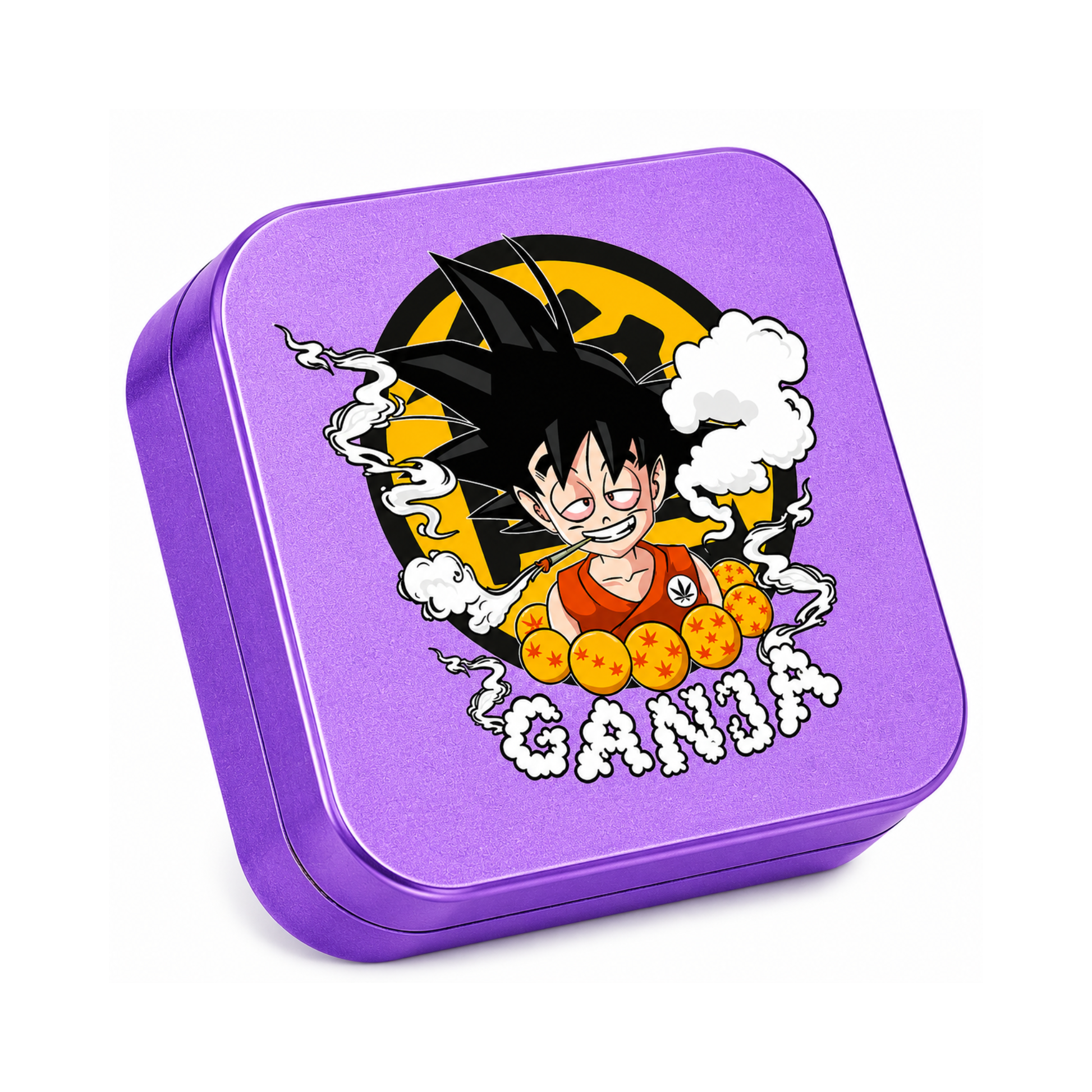 Grinder Aluminium 53mm Ganja Mauve - Qualité Premium