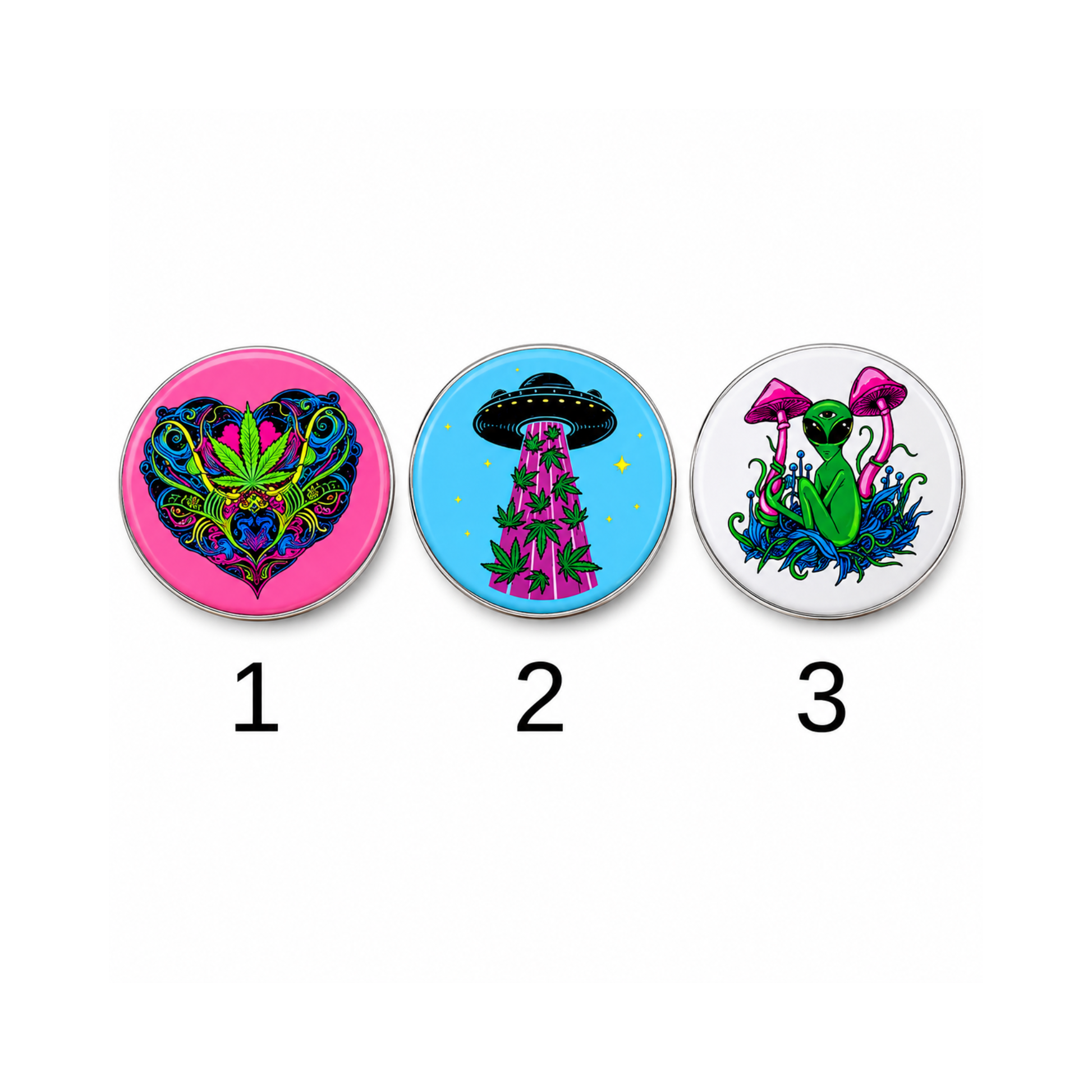 Grinder en plastique Alien Mix - Magic Leaf 5€