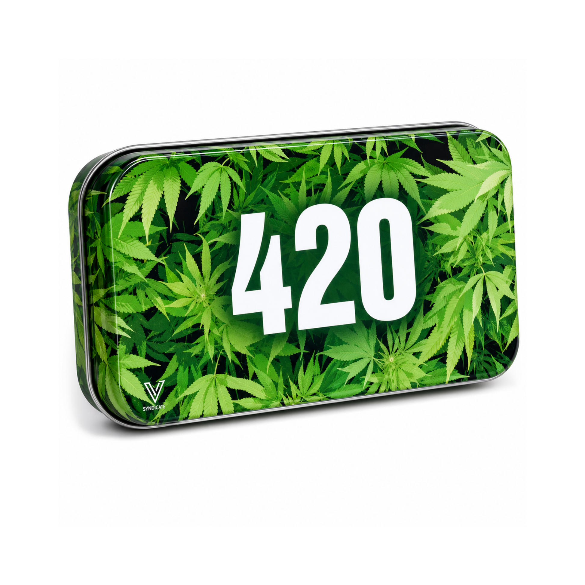 Boîte en métal 420 vert (12x6,5cm)