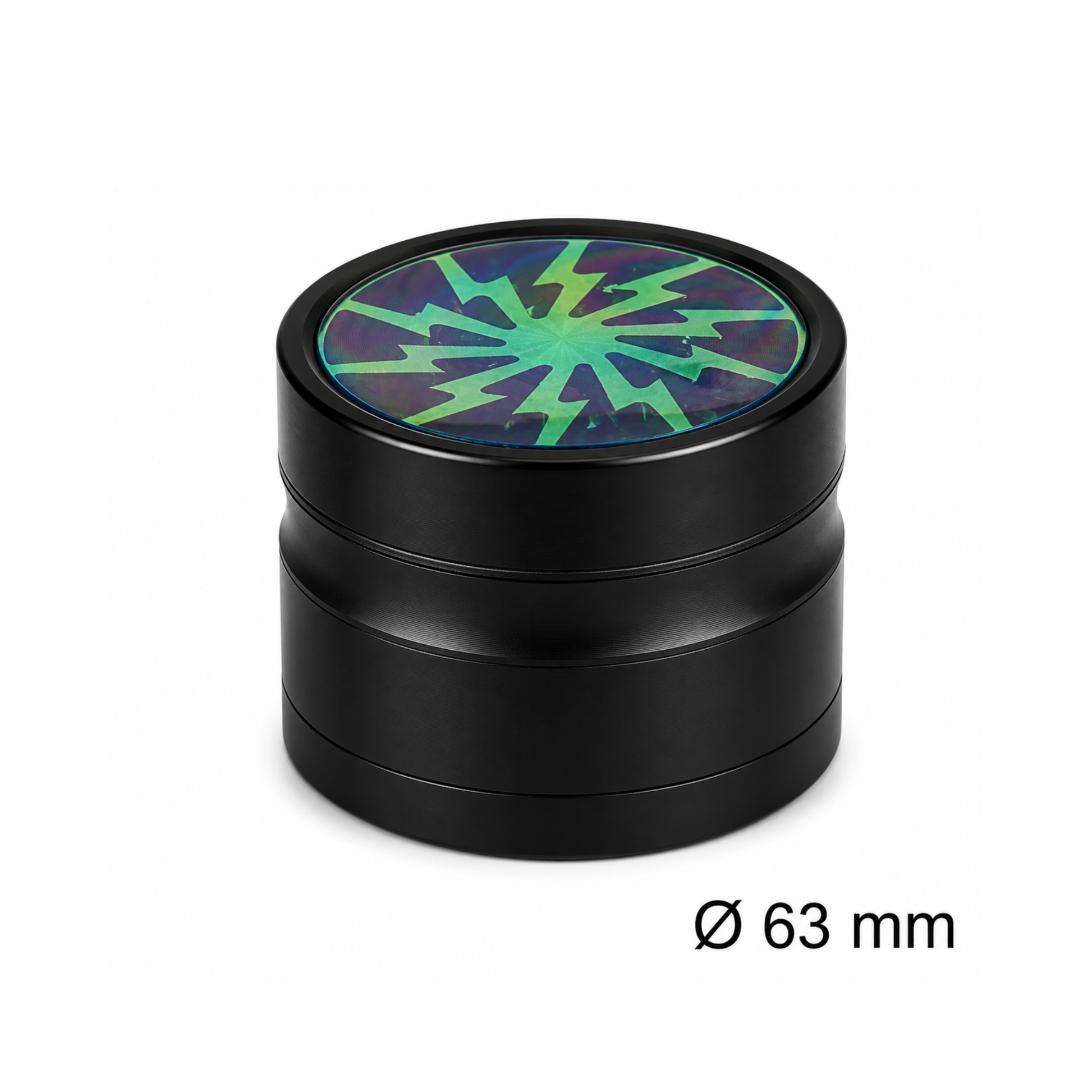 Grinder 4 Parties 63mm Dents Éclair - Teddy Montana