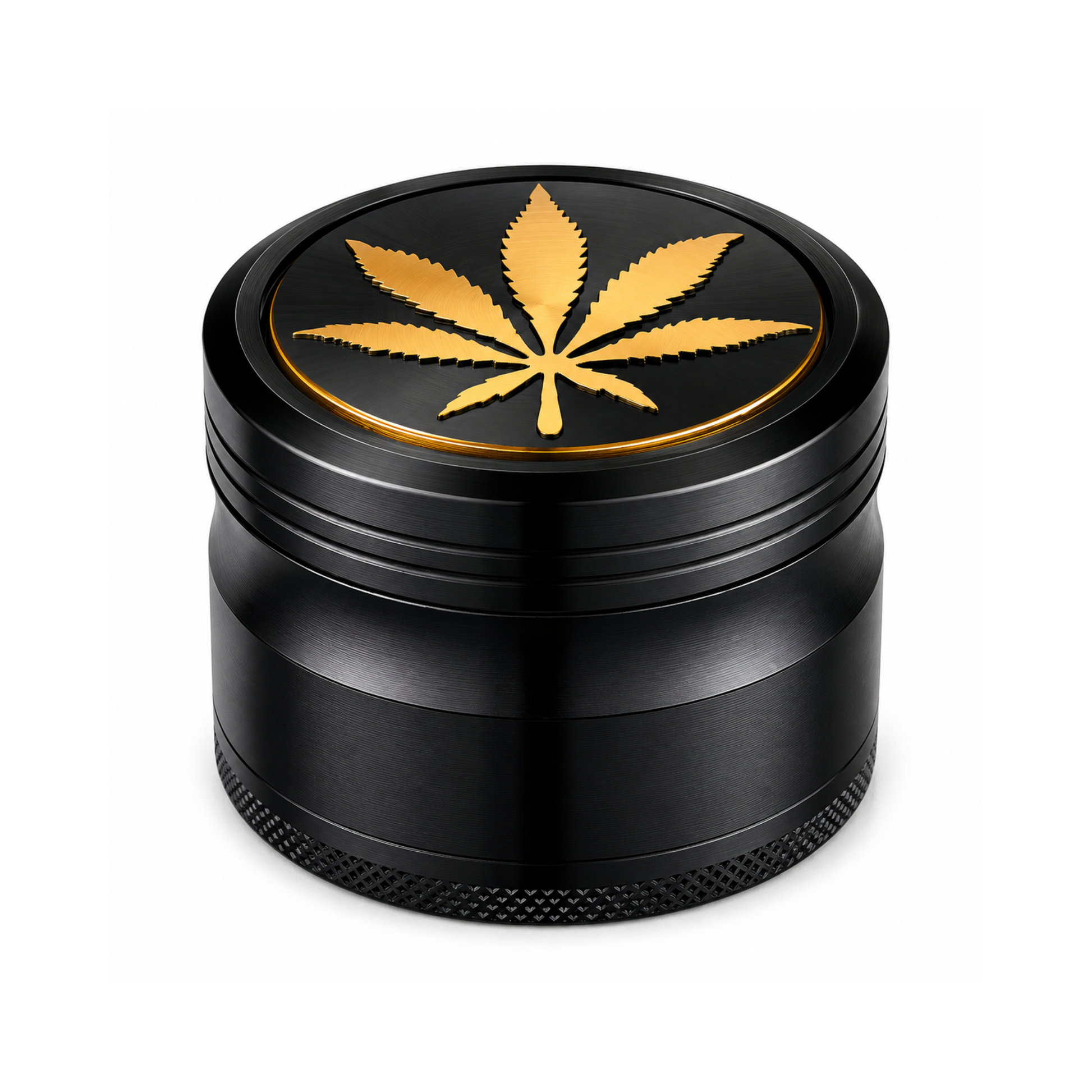 Grinder Metal Golden Leaf - 63 mm - 4 parties