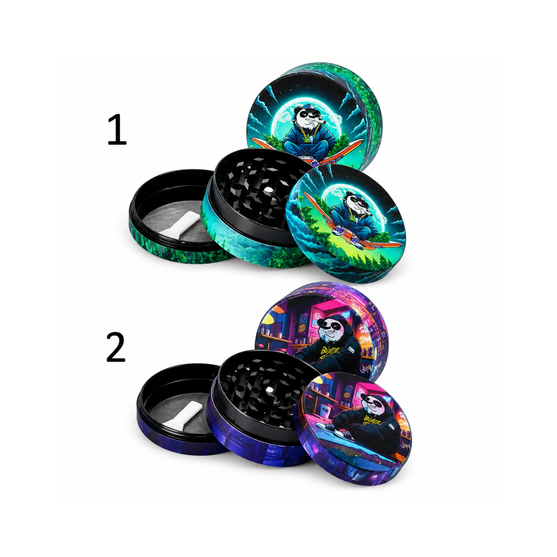 Grinder Métal Hoody & UFO - 52 mm - 3 parties