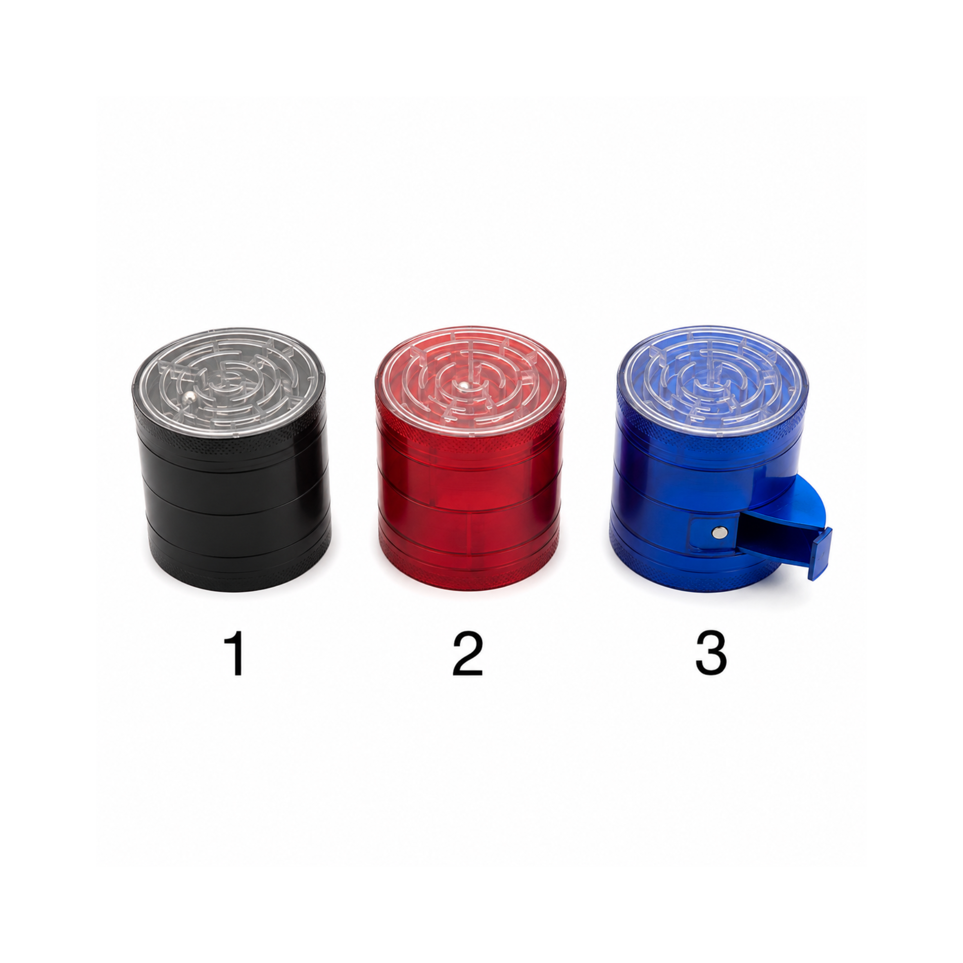Grinder Metal Labyrinthe - 63mm - 4 parties