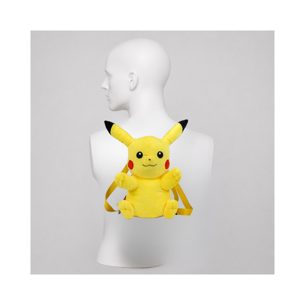 Pokémon - Sac à Dos Peluche Pikachu 35cm