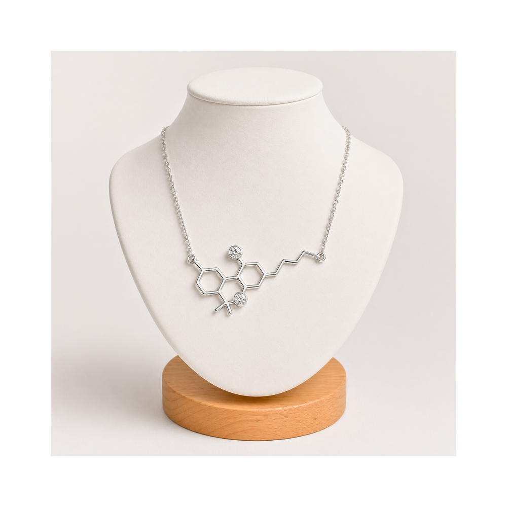 Molécule en argent sterling  43 cm