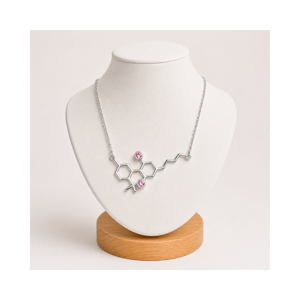 Molécule en argent sterling  43 cm