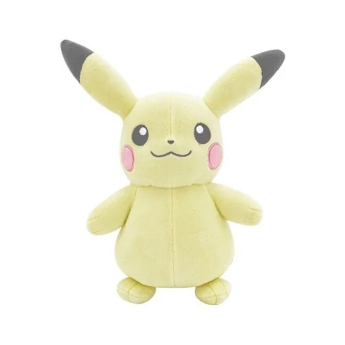 Peluche Pikachu pastel 20cm édition 30 ans Pokémon sur fond blanc