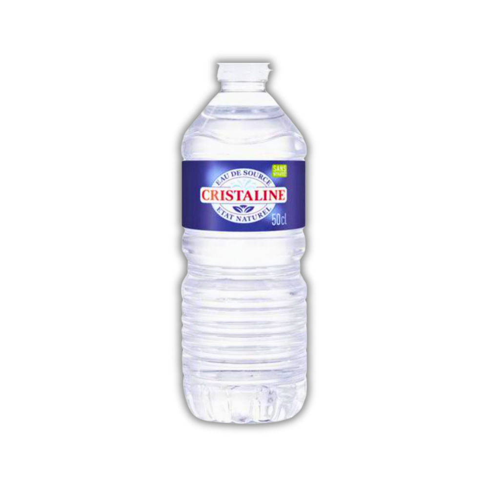 Cristaline Eau de Source Plate 50cl - Boisson Hydratante