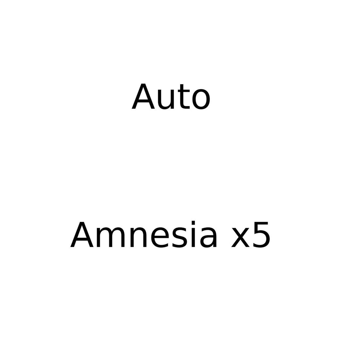 Auto Amnesia x5 Moust'hash Seeds — Automatiques