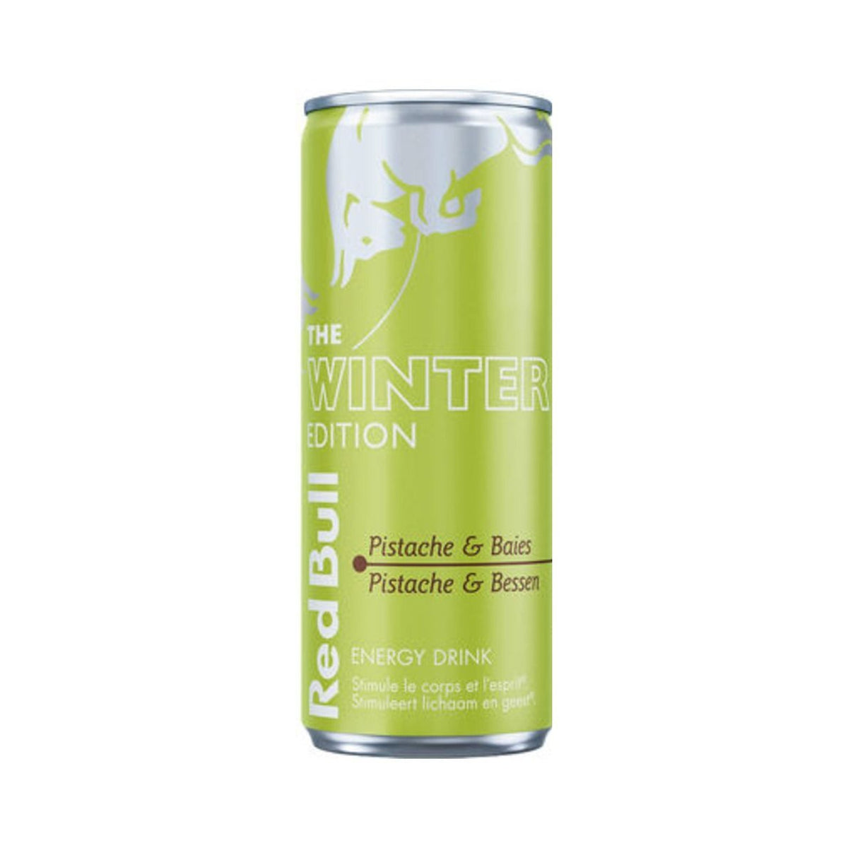 Red Bull Winter Edition Pistache Baies canette 25cl - Boisson énergisante