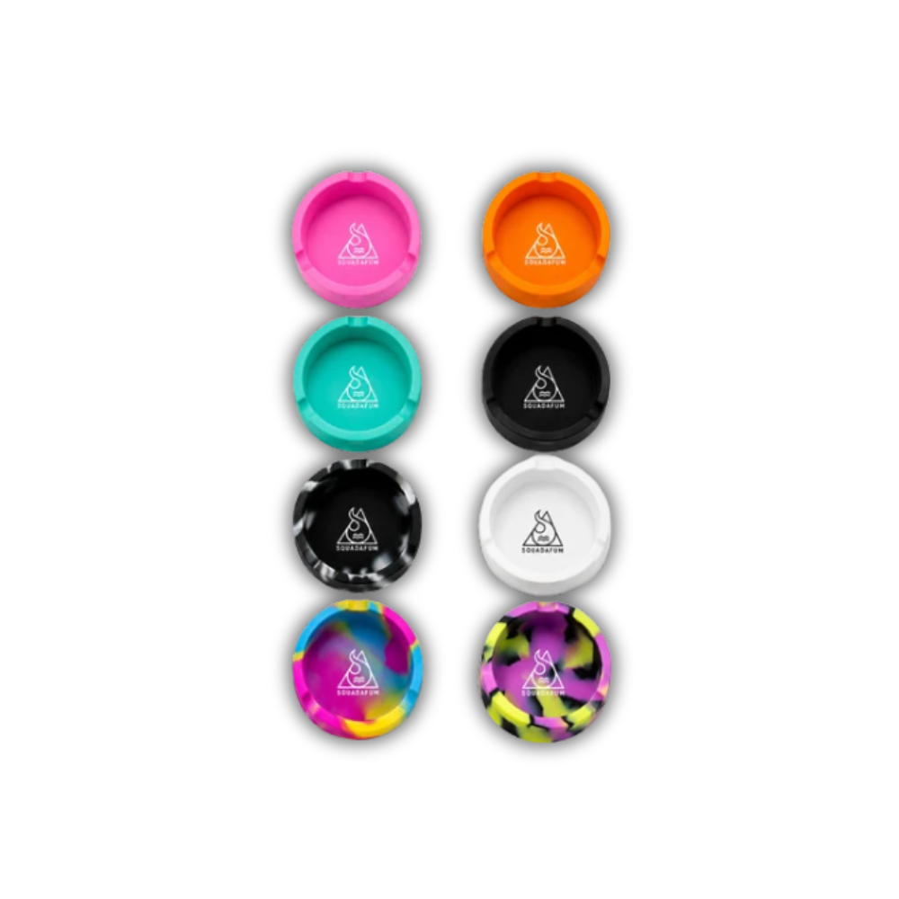 Cendrier rond en silicone - Couleur aléatoire