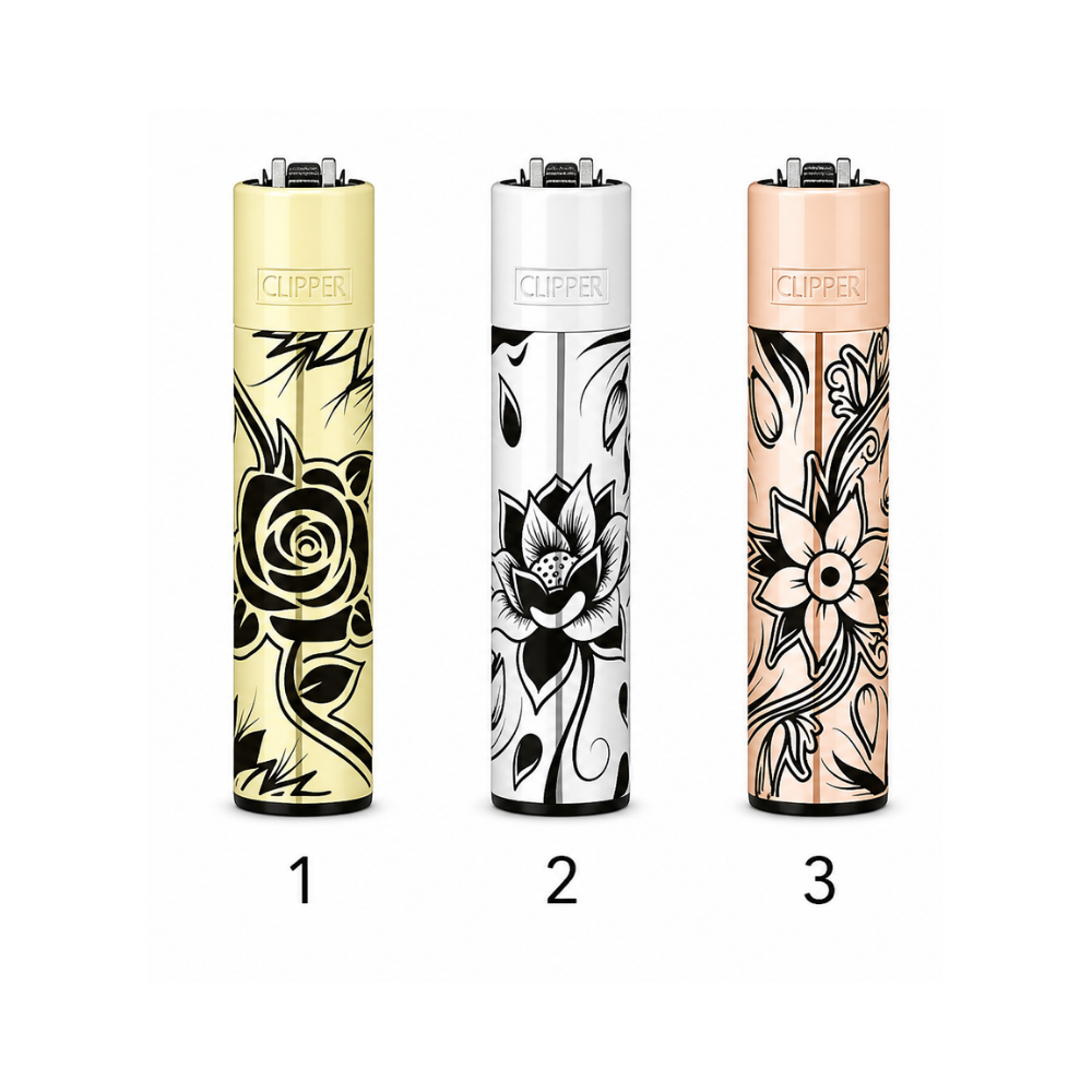 Metal Clipper - Metallic Flower