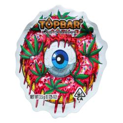 Sachet Zip Leaf Donut Eye 15x12 cm