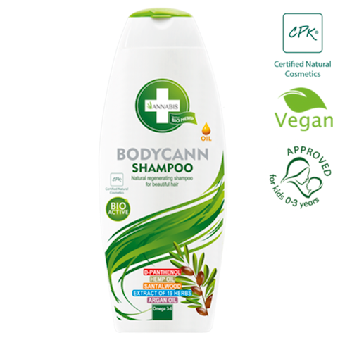 BODYCANN - Shampoing naturel 250 ml - Hashtag CBD Products