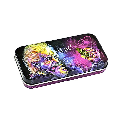 Boîte en métal Einstein (12x6,5cm) - Hashtag CBD Products